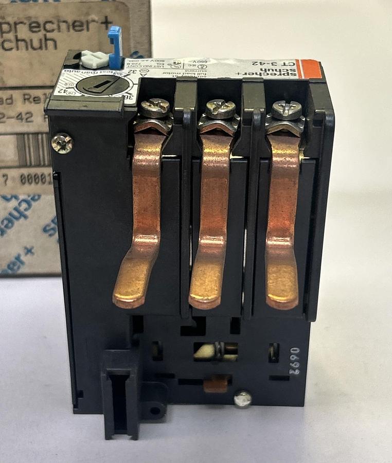 SPRECHER & SCHUH,CT3-42-42,THERMAL OVERLOAD RELAY 32-43A NOS