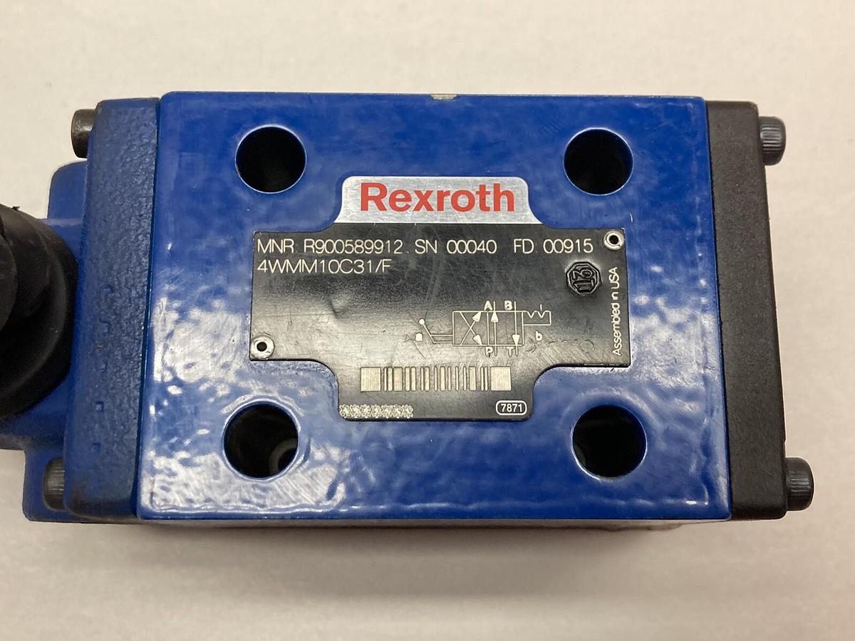 Rexroth,R900589912 4WMM10C31/F,Hydraulic Directional Control Valve