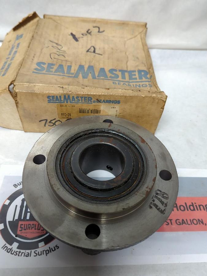 SEALMASTER,MFC-28,4-BOLT FLANGE ROUND 1-3/4 INCH BORE NOS