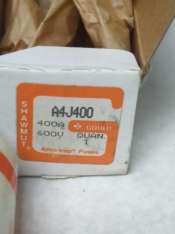 GOULD SHAWMUT,A4J400,AMP-TRAP 400 AMP FUSE NOS