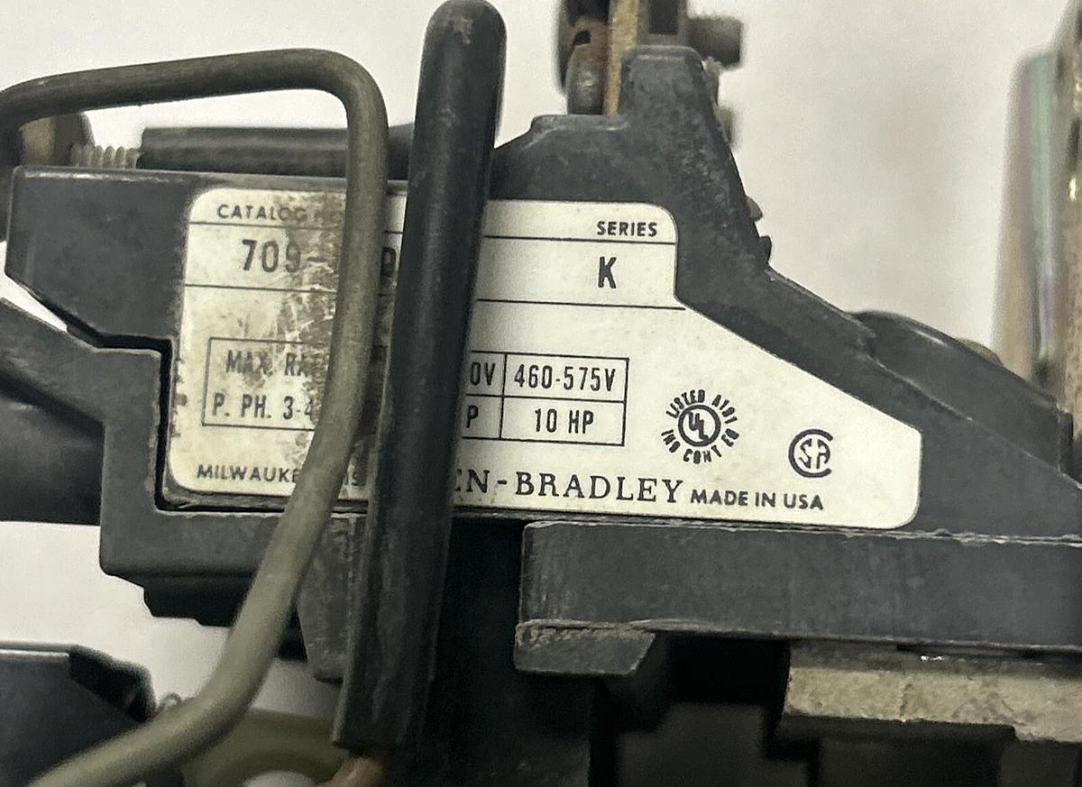 Used ALLEN BRADLEY,709-BOD103,SIZE 1 STARTER