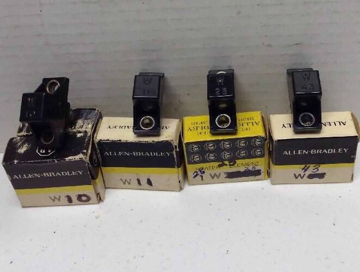 Allen-Bradley,W10 W11 W25 W43,HEATER ELEMENTS LOT OF 5