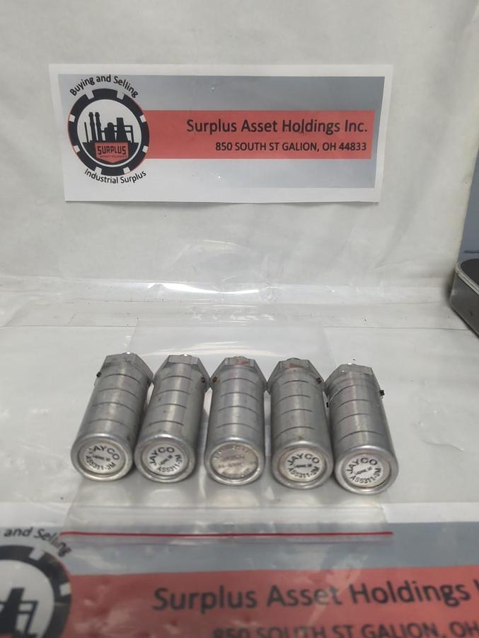 Used JAYCO,AS5311-3M,PNEUMATIC MUFFLER 3/8 INCH NPT LOT OF 5 PRE-OWNED