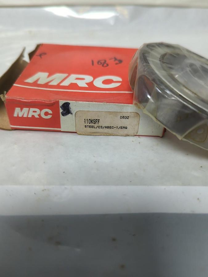 MRC,110KSFF,DEEP GROOVE BALL BEARING NOS