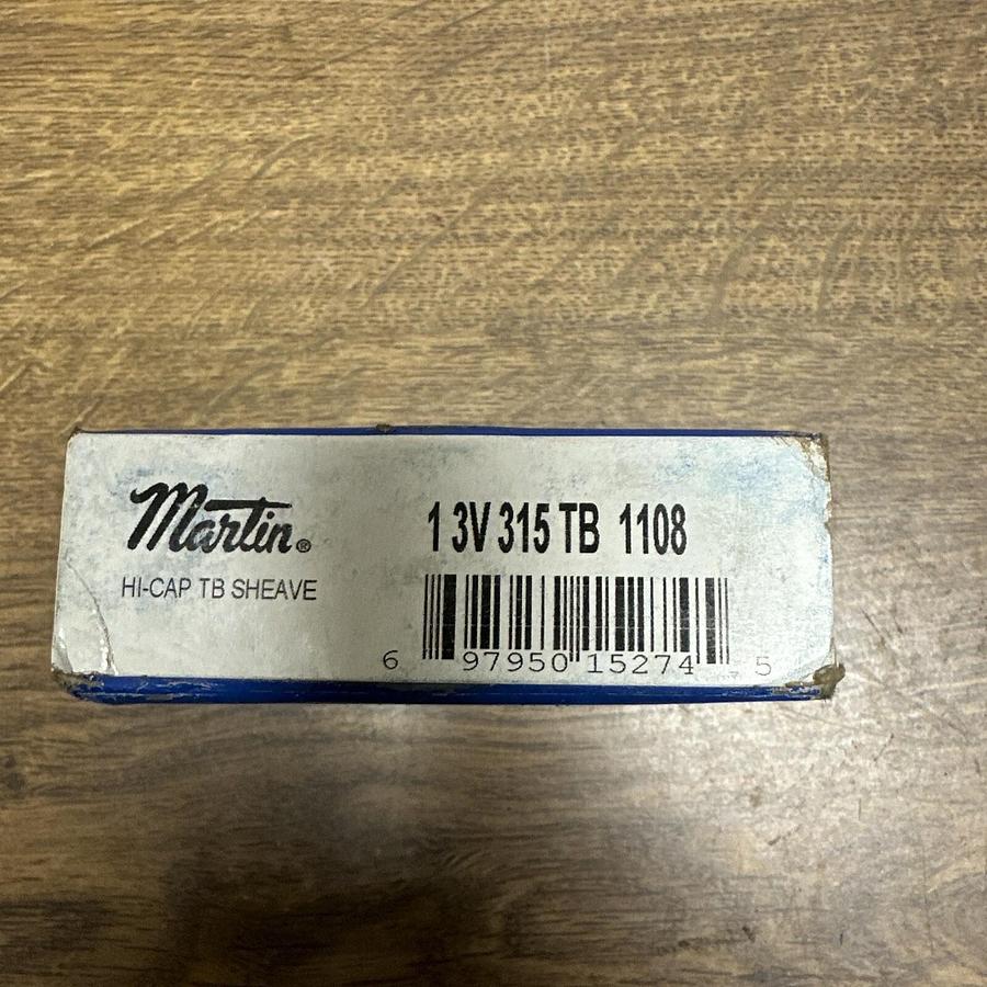 Used Martin,1 3V 315 TB 1108,Hi Cap TB Sheave