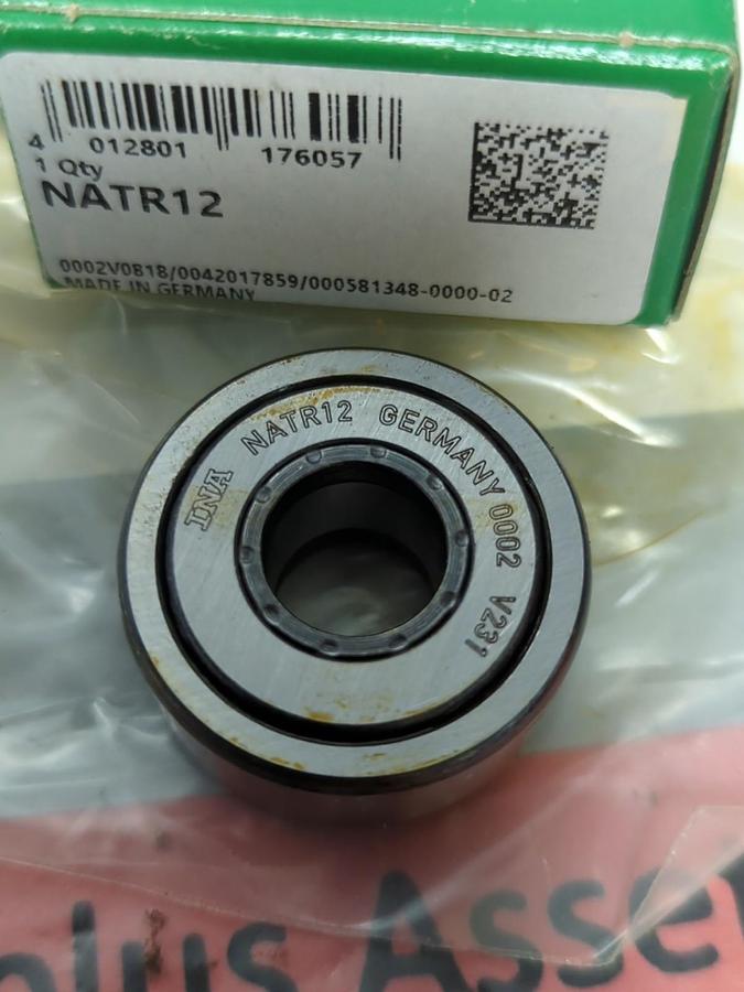 INA,NATR12,CROWNED YOKE ROLLER 32X12X14MM LOT OF 3 NOS