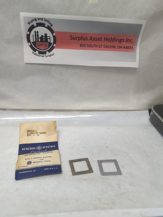 GENERAL ELECTRIC,CR103C01,ADAPTER PLATES PACK OF 2 NOS