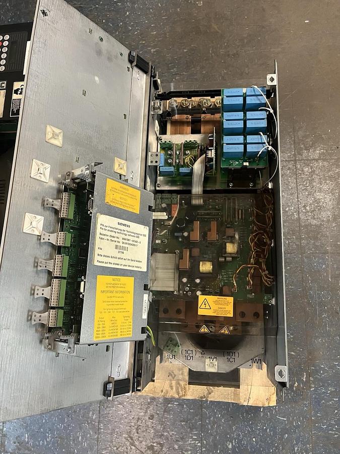 Used SIEMENS,6RA7087-6FV62-0-Z,SIMOREG DC DRIVE CONVERTER