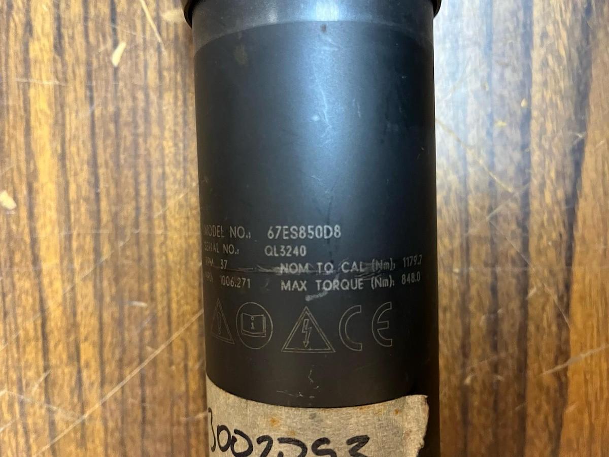 Used CLECO,67ES850DB,TRANSDUCER NUTRUNNER 1" DRIVE TORQUE 848Nm