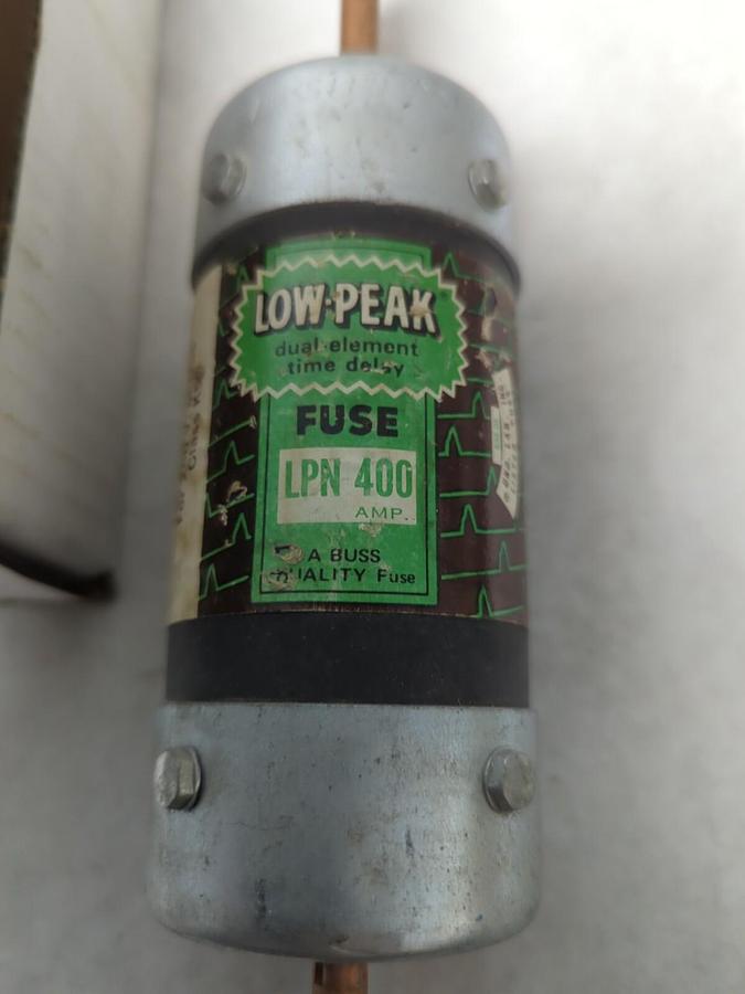 COOPER BUSSMANN,LPN-400,LOW-PEAK FUSE 400 AMP NOS