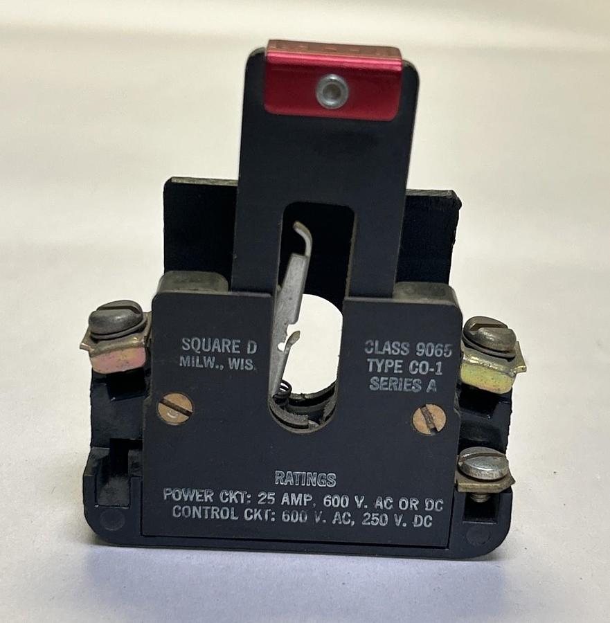 Used SQUARE D,9065-C0-1,THERMAL OVERLOAD RELAY