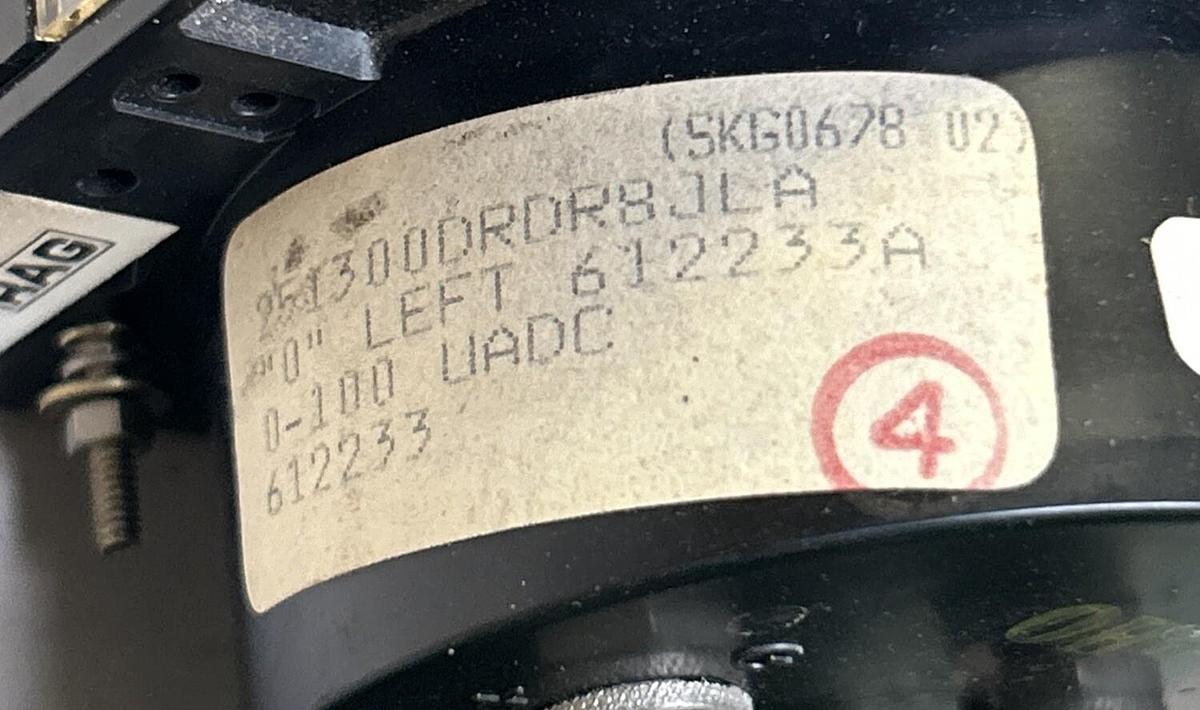 Used RELIANCE,251300DRDR8JLA,PANEL METER 1-110 HERTZ SPEED