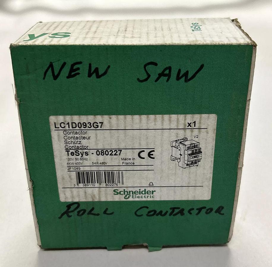 SCHNEIDER ELECTRIC,LC1D093G7,CONTACTOR 600VAC 9AMP NEW
