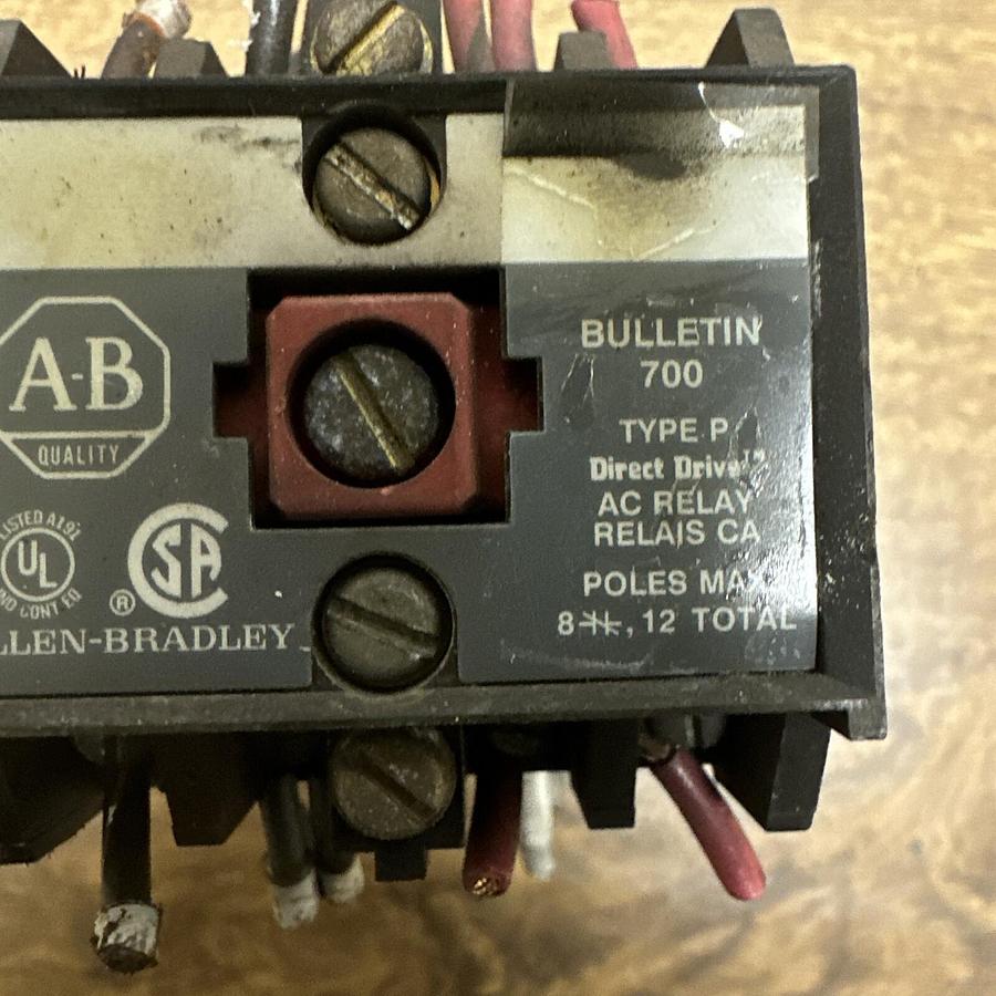 Used A-B,700-P1200A1,Control Relay