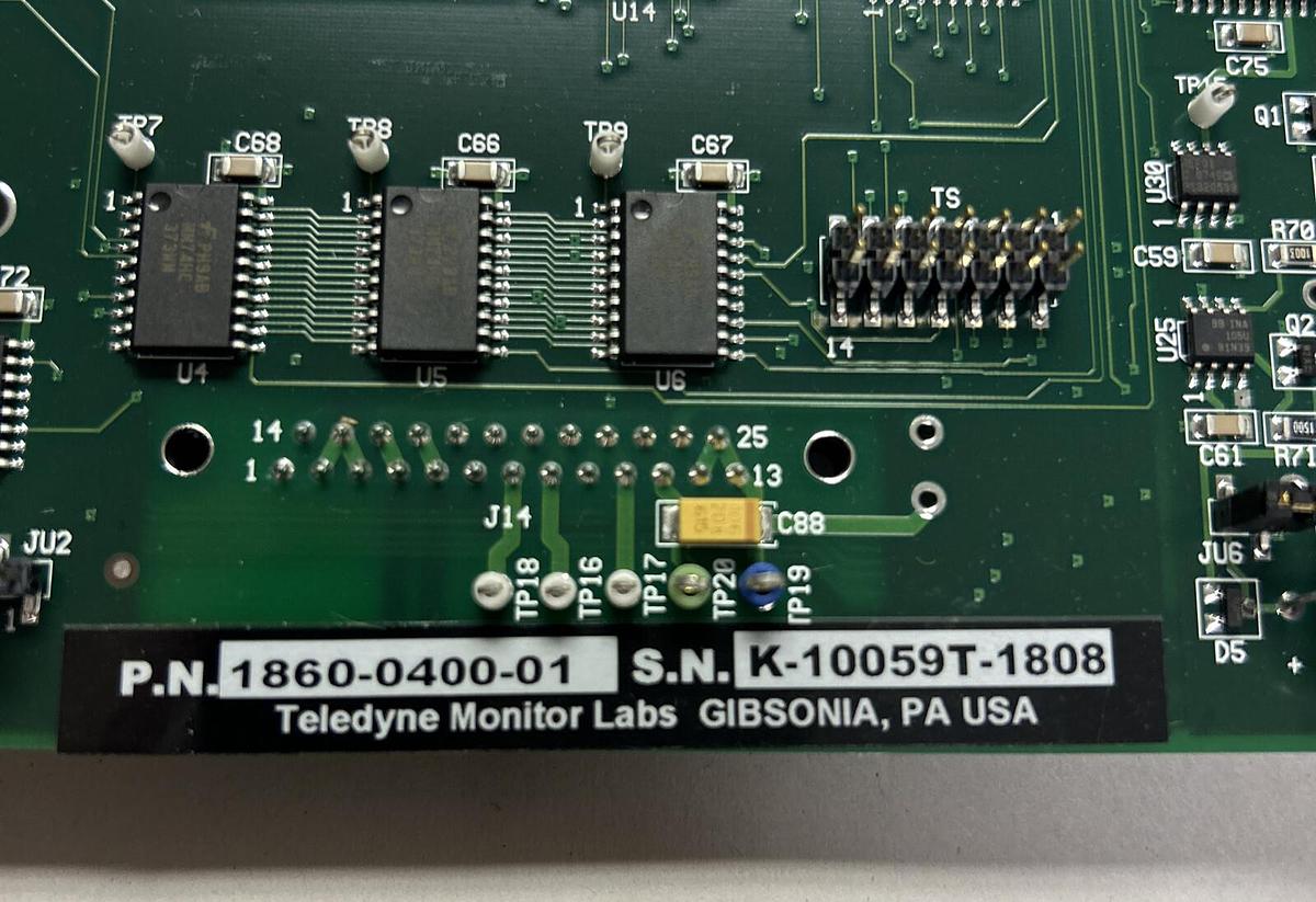 TELEDYNE MONITOR LABS,1860-0400-01,OPTICAL AMPLIFIER PC BOARD NOS