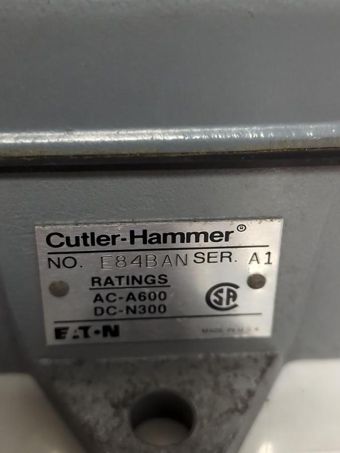 EATON CUTLER HAMMER,E84BAN,SERIES A1 LIMIT SWITCH NOS