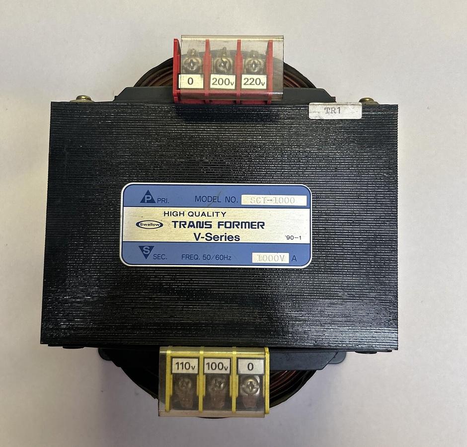 Used SWALLOW,SCT-1000,TRANSFORMER 1000VA 50/60HZ