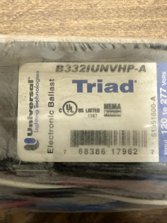 Triad,B332IUNVHP-A,Electronic Ballast