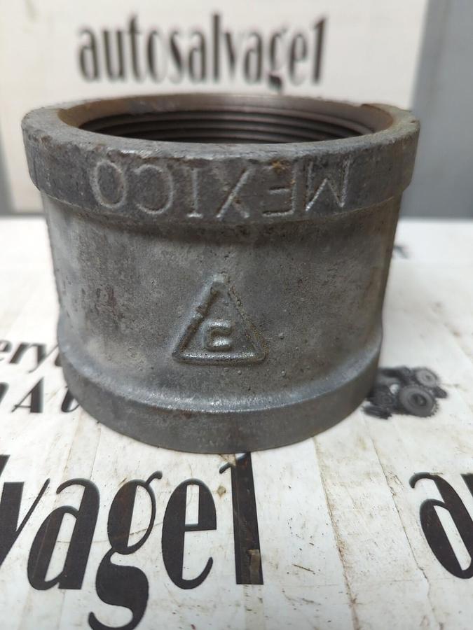 UNBRANDED,3 INCH,GALVANIZED 3 THREADED PIPE COUPLING NOS