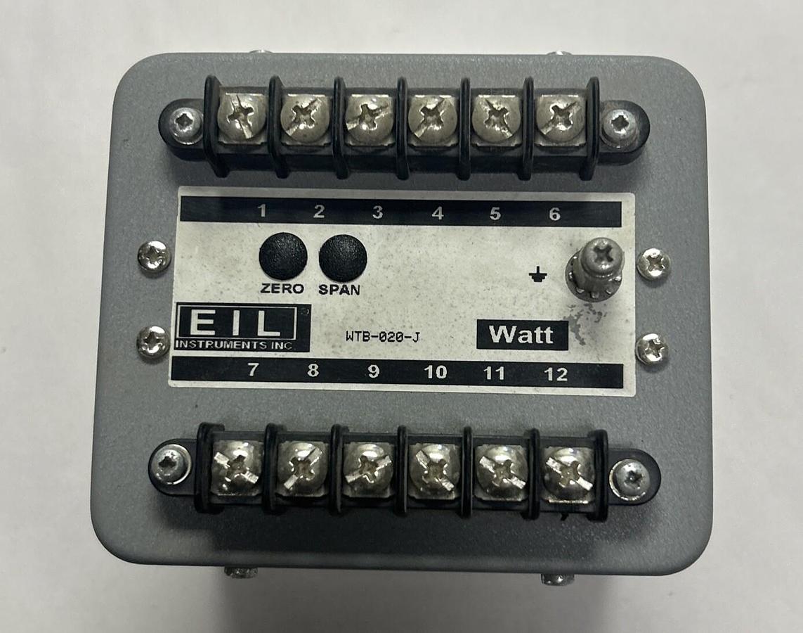 Used EIL,WTB020J,AC WATT TRANSDUCER