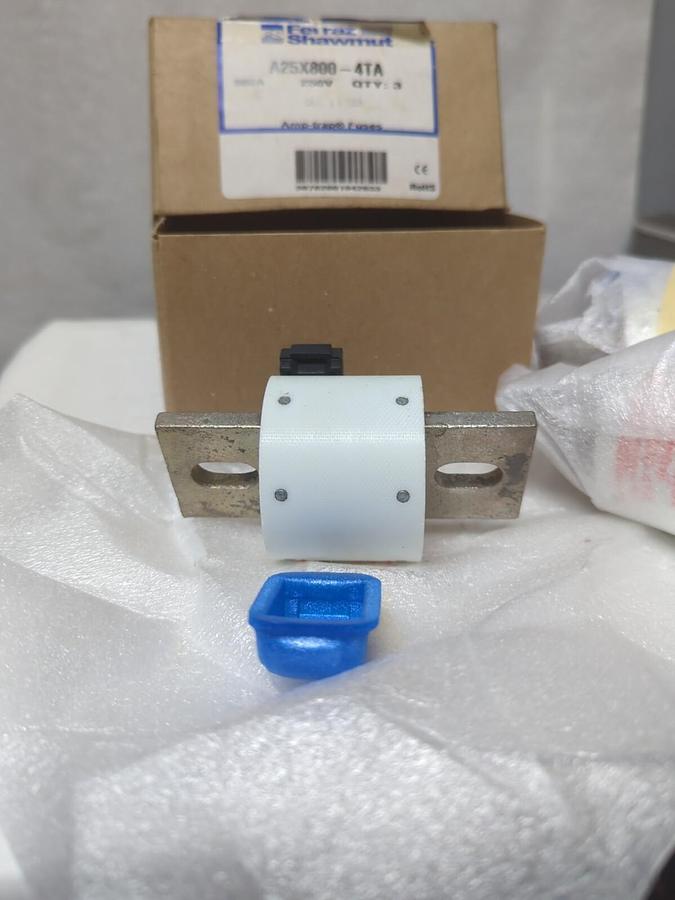 FERRAZ SHAWMUT,A25X800-4TA,AMP-TRAP FUSE 800 AMP 250 V LOT OF 3 NEW