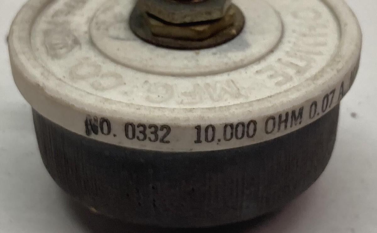 Used Ohmite,0332,Rhestat 10000 OHM 0.07A