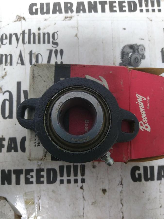 BROWNING,VF2S-115M,FLANGE MOUNT BEARING 2-BOLT 15/16 IN NOS