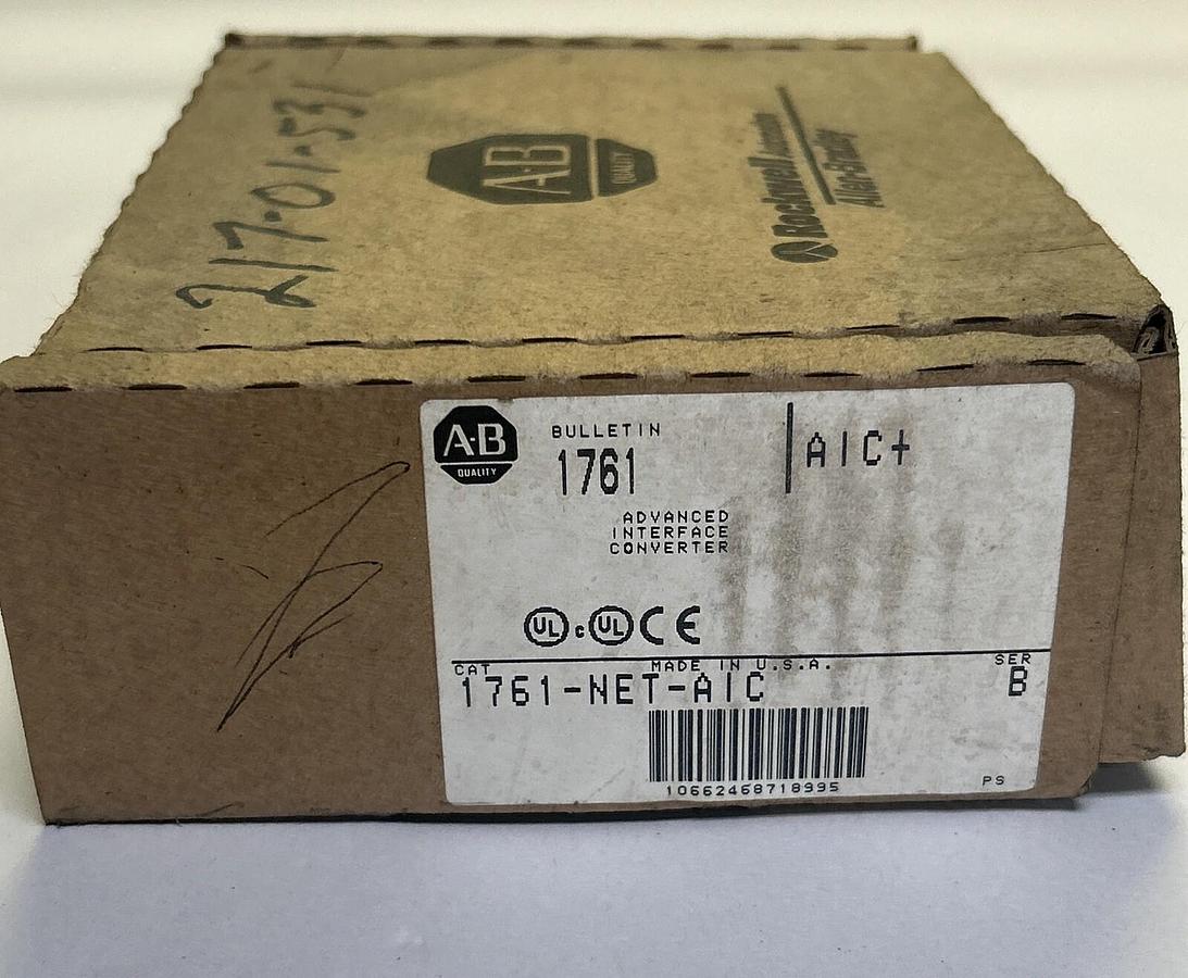 ALLEN BRADLEY,1761-NET-AIC,ETHERNET INTERFACE MODULE NOS
