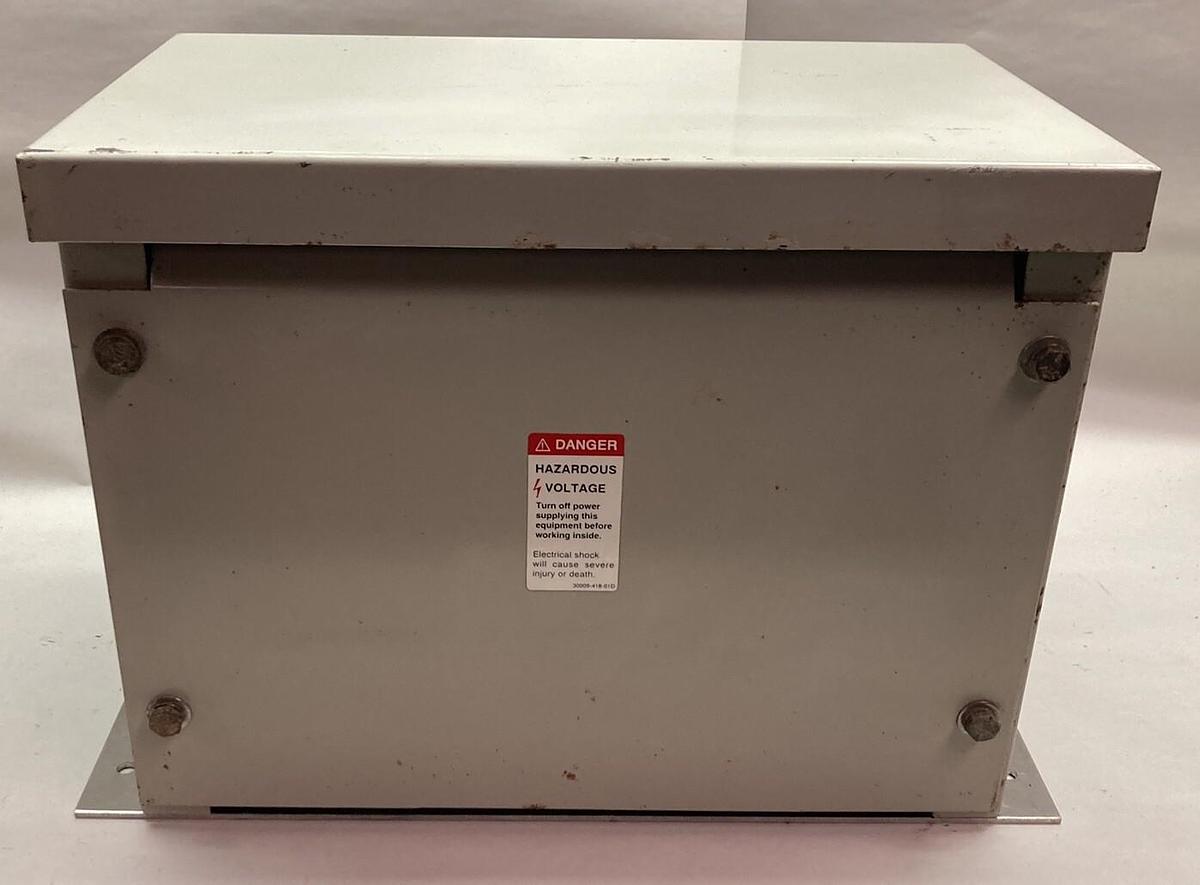 Used MTE,RL-01203,3-Phase Reactor 600V 12A w/ Enclosure