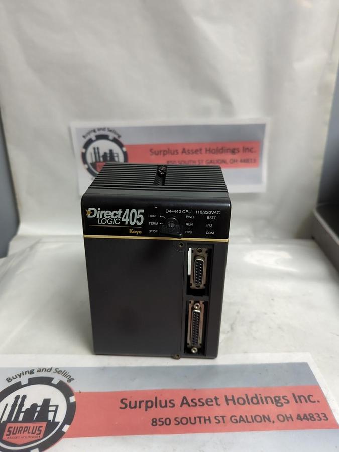 Used KOYO,D4-440,PLC DIRECT LOGIC MODULE 110/220 VAC PRE-OWNED