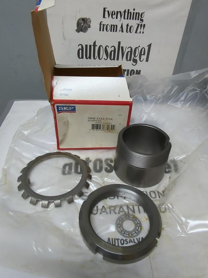 SKF,SNW 15X2-7/16 INCH,BEARING ADAPTER NOS