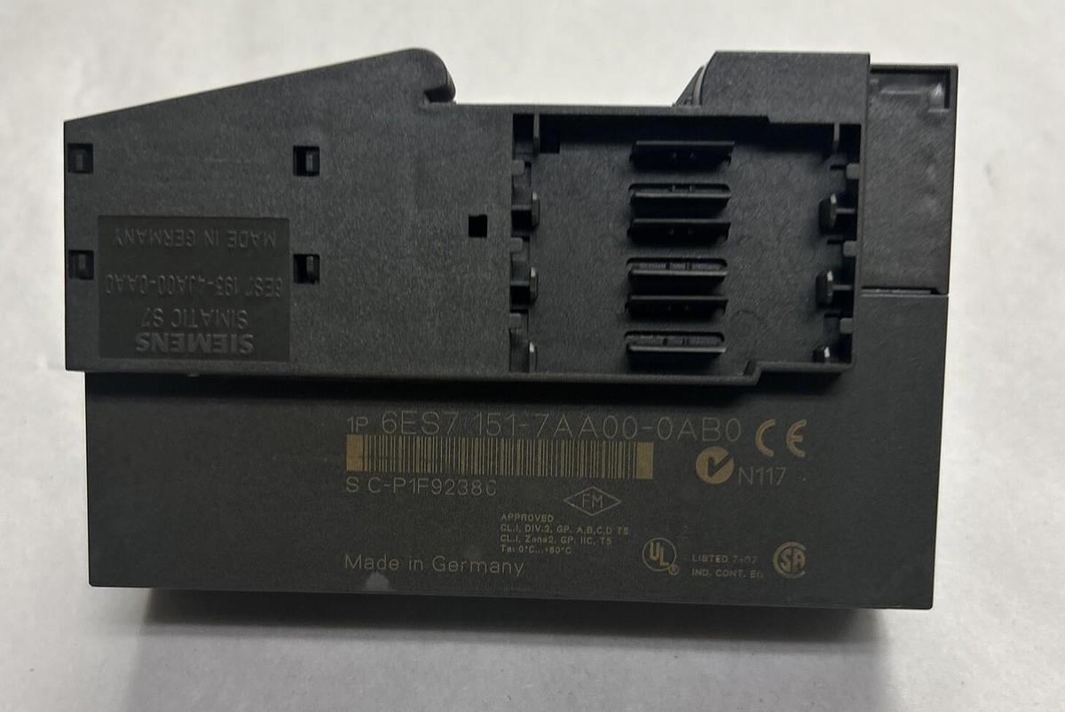 Used SIEMENS,6ES7151-7AA00-0AB0,CPU MODULE