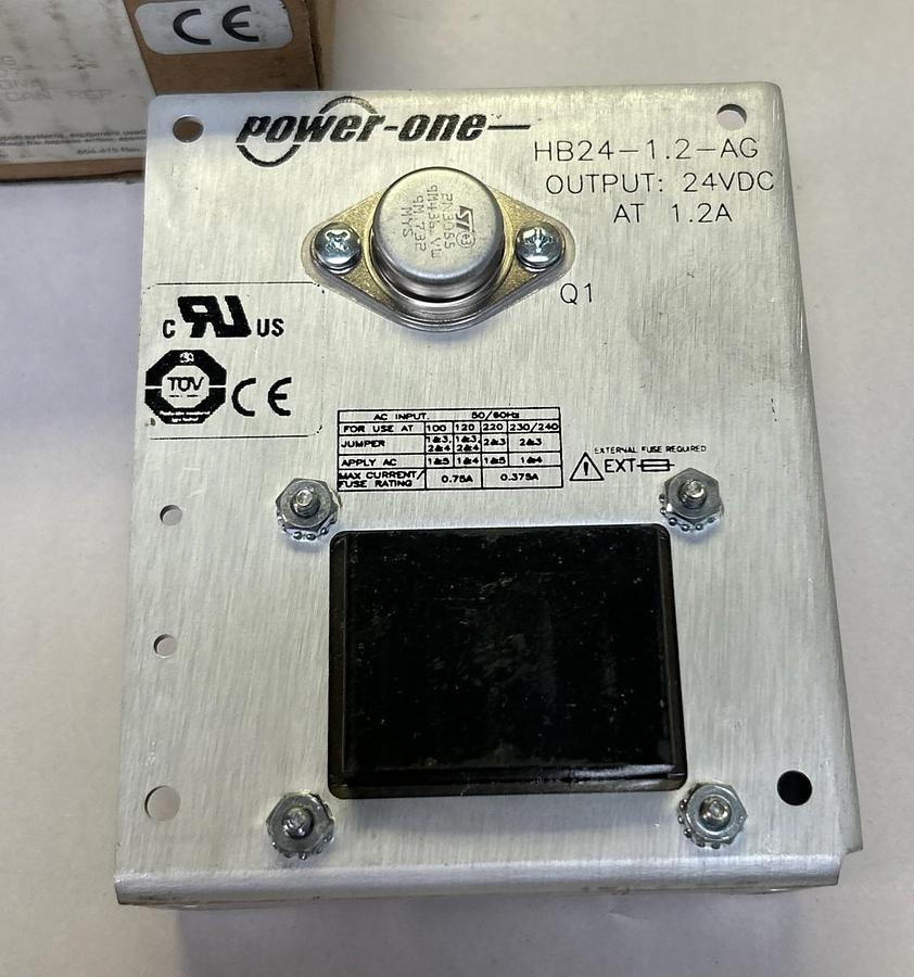 POWER-ONE,HB24-1.2-AG,POWER SUPPLY 24VDC 1.2A NOS