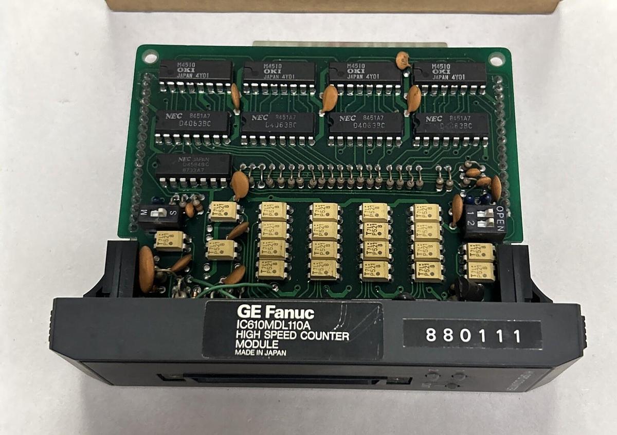 Used GE FANUC,IC610MDL110A,HIGH SPEED COUNTER MODULE NOS