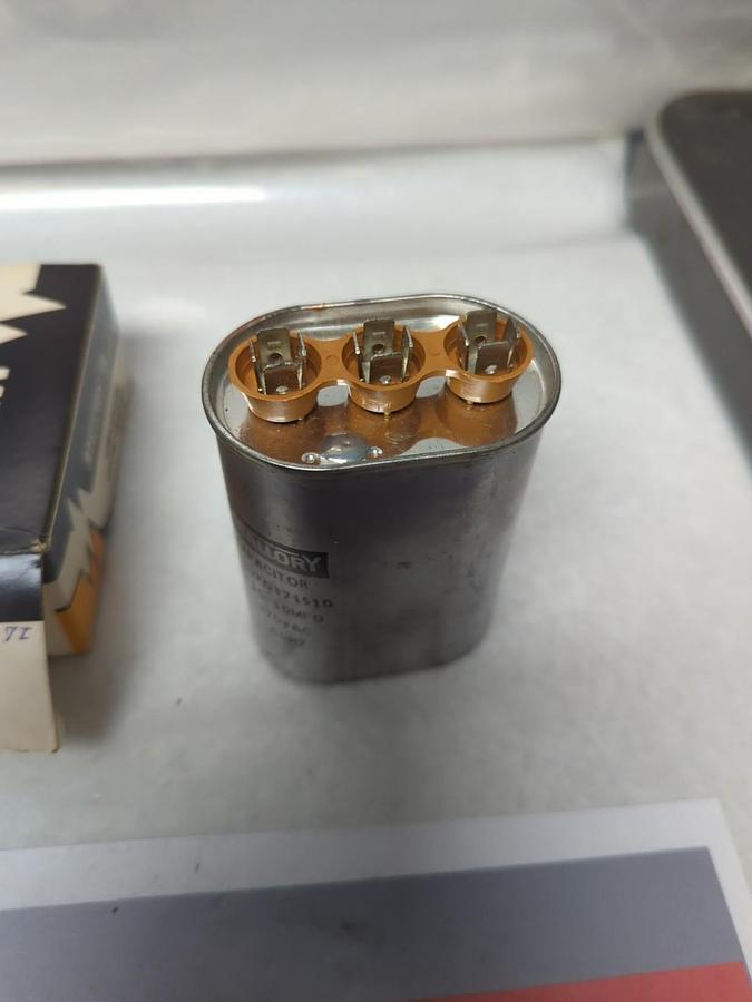 MALLORY,37FD371510,CAPACITOR 15/10 MFD 370 VAC NOS