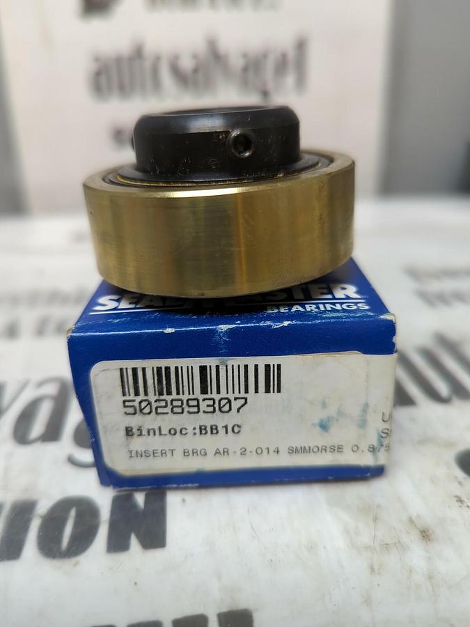 SEALMASTER,AR-2-014,SET SCREW AR SERIES BALL INSERT BEARING .875 INCH BORE NOS