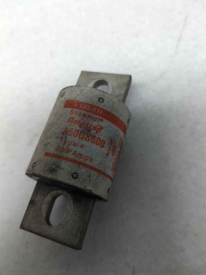 Used GOULD SHAWMUT,A50QS600,AMP-TRAP 600 AMP FUSE PRE-OWNED