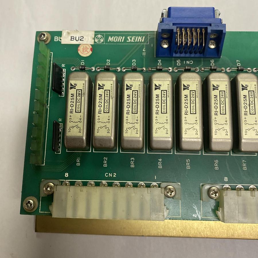 Used MORI SEIKI,BU2,RELAY CIRCUIT BOARD