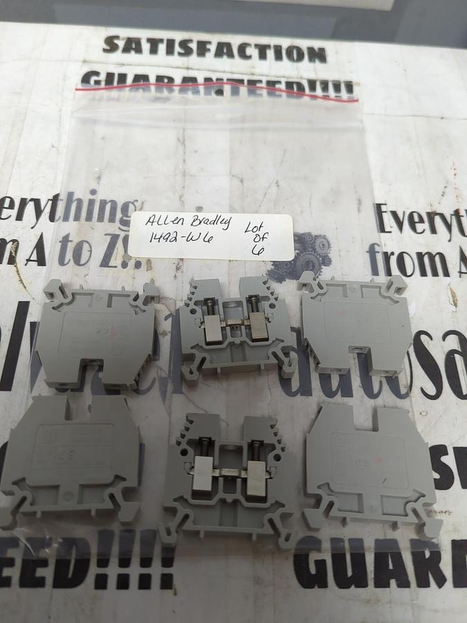 ALLEN BRADLEY,1492-W6,TERMINAL BLOCK LOT OF 6 NOS