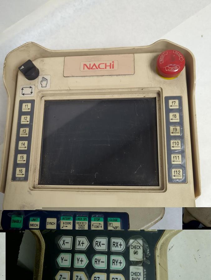 Used NACHI,AXTP-FDON-EC10,TEACH PENDANT WITH 25 FT CORD/CABLE PRE-OWNED