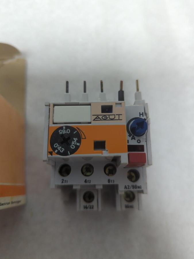 JOSLYN CLARK,MT03D,OVERLOAD RELAY AGUT 43-0.65A 600V NOS
