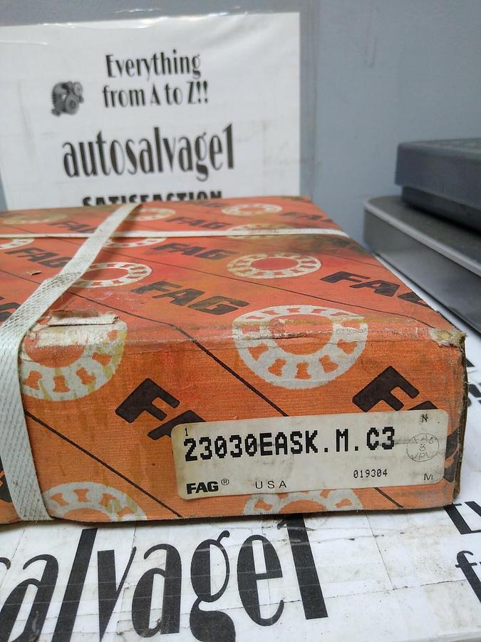 Used FAG,23030EASK-M-C3,SPHERICAL ROLLER BEARING NOS