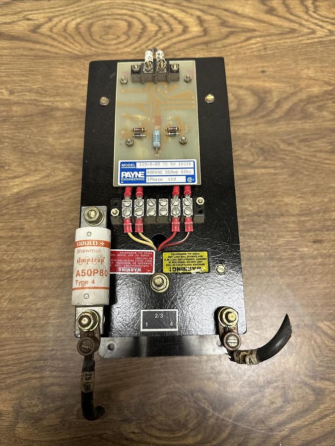 Used Payne Engineering,11D-4-80,Power Transformer