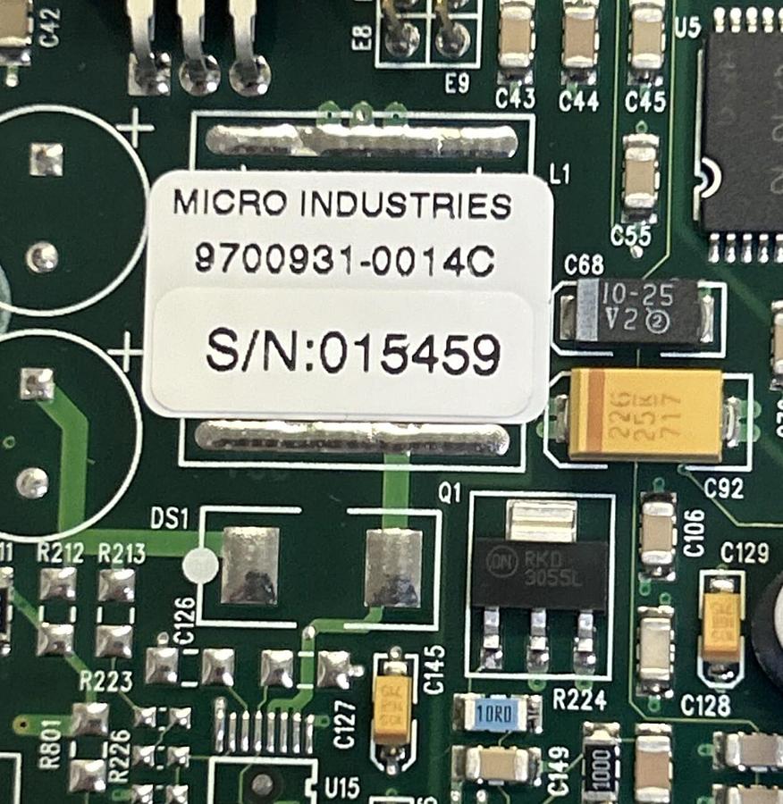 MICRO INDUSTRIES,9700931-0014C,PC BOARD ASSEMBLY CIRCUIT BORD NOS