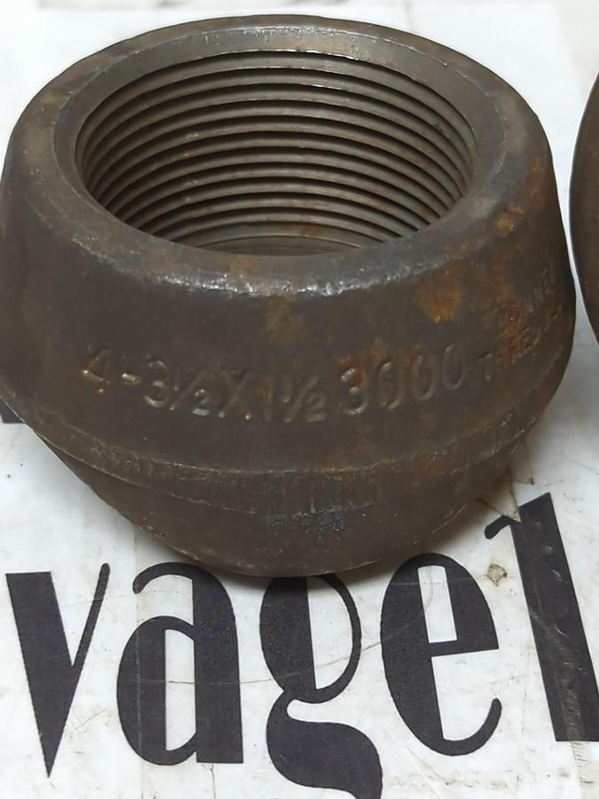 BONNEY THREDOLET,4*3-1/2X1-1/2  3000,THRED-O-LET COUPLING LOT OF 2 NOS