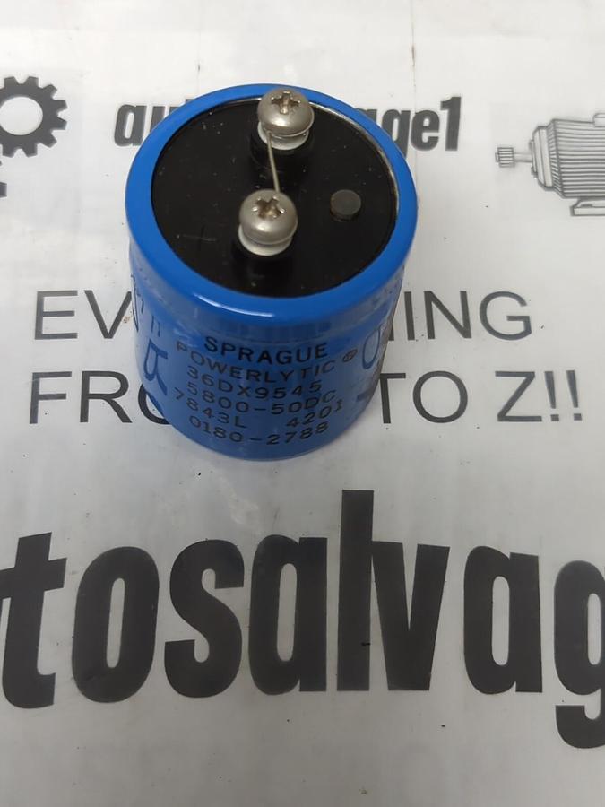 SPRAGUE POWERLYTIC,36DX9545,5800-50DC CAPACITOR NOS