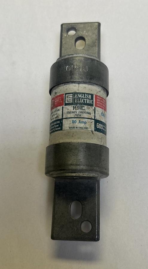 Used ENGLISH ELECTRIC,C110J,ENERGY LIMITING FUSE 110A 600V