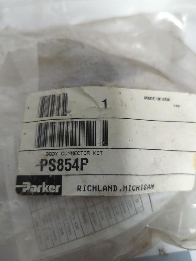 PARKER,PS854P,BODY CONNECTOR KIT LOTOF 2 NOS