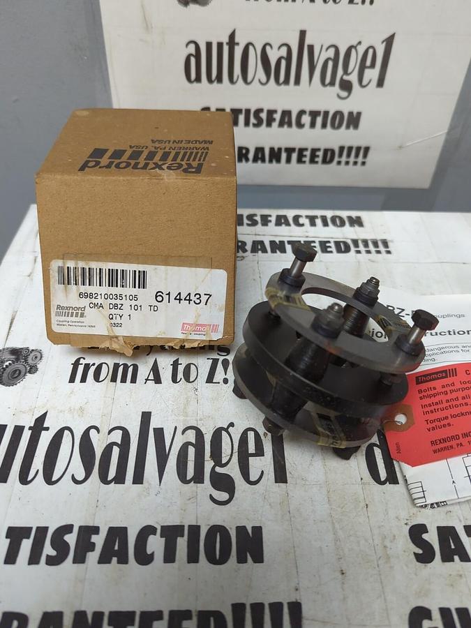 REXNORD,614437 CMA DBZ 101 TD,COUPLED SPLIT ASSEMBLY NOS