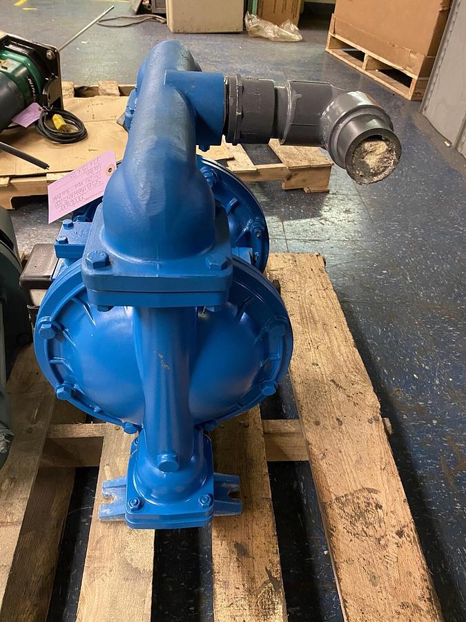 Used SANDPIPER,S15B1ABWANS000,Double Diaphragm Pump Aluminum 1-1/2INCH
